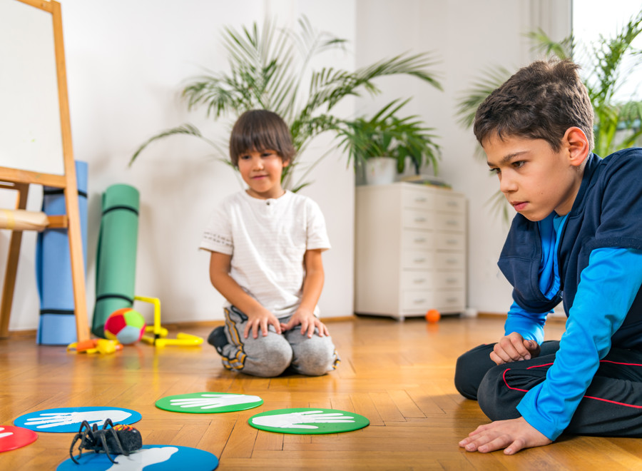 Children playing at Wirral Rise therapeutic hub